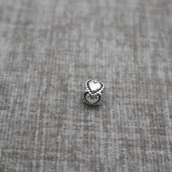 Sterling Silver Everlasting Love Bead with Hearts (Retired) - Picture 2 of 3
